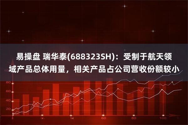 易操盘 瑞华泰(688323SH)：受制于航天领域产品总体用量，相关产品占公司营收份额较小