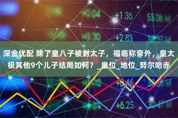 深金优配 除了皇八子被封太子，福临称帝外，皇太极其他9个儿子结局如何？_皇位_地位_努尔哈赤