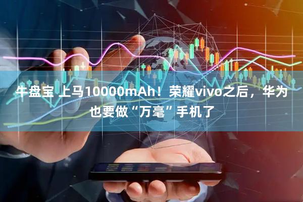 牛盘宝 上马10000mAh！荣耀vivo之后，华为也要做“万毫”手机了